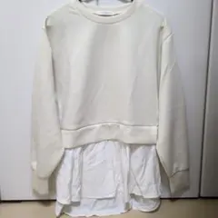 【断捨離につき破格！】chocol raffine 重ね着風 長袖トップス