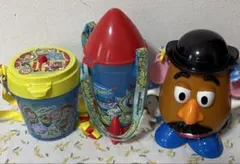 トイストーリー　ポップコーンバケット　3点　ディズニー　ポテトヘッド