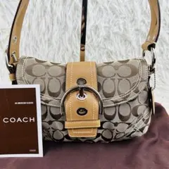 ✨極美品 COACH ショルダーバッグ シグネチャー ソーホー 10602
