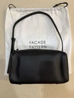 Facade pattern レザーボックスショルダーバッグ - メルカリ