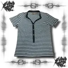 "NFS" Beauty:Beast 5Button Border Polo