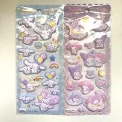 サンリオマシュマロシール2点セット　シナモロール　クロミ　マイメロディー