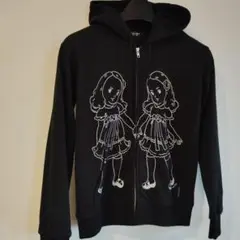 JETLINK SHOW ROOM 黒 フード付きパーカー