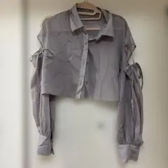 INGNI シアートップスM グレー