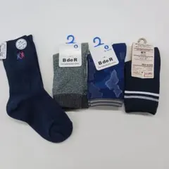 キッズ靴下 4足セット 15-18cm BdeR 無印良品