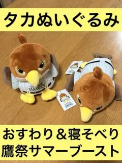 鷹祭 サマーブースト 2等 タカぬいぐるみ 配布ユニフォームセット
