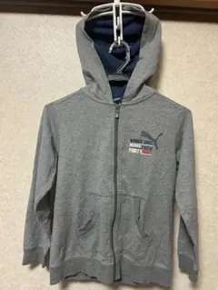 PUMA フルジップパーカー グレー
