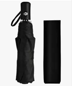 折りたたみ傘 ワンタッチ 自動開閉 軽量 8本骨 撥水速乾 男女兼用 ブラック