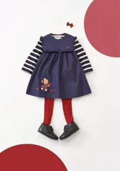 値下げ♡新品タグ付き♡ファミリア　ジャンパースカート