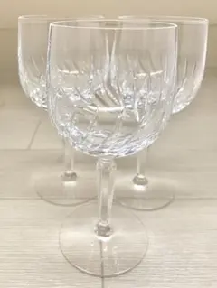 ガラス製　ワイングラス　3個セット 中古