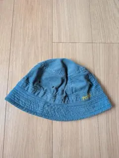 ポロラルフローレン　バケットハット 水色　コーデュロイ