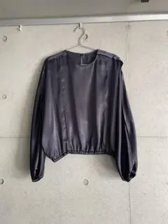 LANVIN en Bleu バルーンスリーブトップス ネイビーのサムネイル