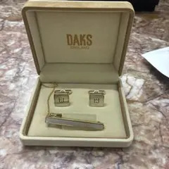 DAKS ネクタイピン カフスセット ゴールド シルバー