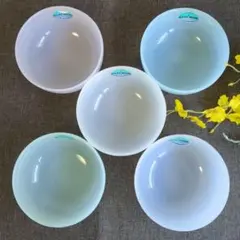KAMEI GLASS カメイガラス ガラス ボウル 5個 セット シール付き
