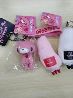 GLOOMY ピンクキャラクターキーホルダーセット新品未開封品