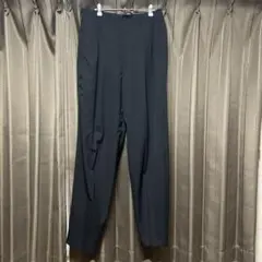 希少 ヨウジヤマモト ウールギャバ ランダムタックパンツ サイズ2