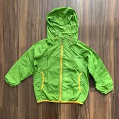 mont-bell ナイロンジップパーカー　100 グリーン　緑