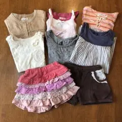 女の子　夏服１０点まとめ売り　80〜90