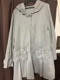 ガーリー コート リボン 量産型 地雷系 ワンピース風 フリル