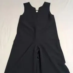 【試着のみ美品】 オールインワン サロペット 黒 オケージョン卒業入学式
