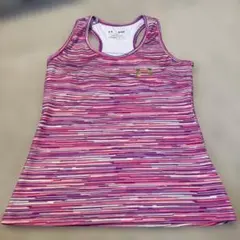 アンダーアーマー　レディース　タンクトップ　ピンク　Mサイズ