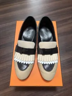 hermes モカシンロワイヤル　ベージュ HERMES エルメス モカシン ロワイヤル レディース39 ベージュ