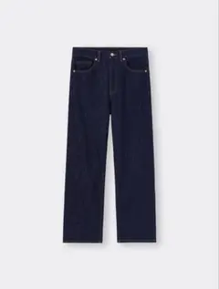【新品】GU ハイライズストレートジーンズ XXL