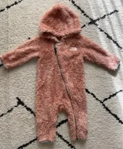 THE NORTH FACE フリースロンパース BM ピンク　80-90