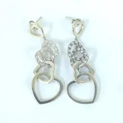 Folli Follie　フォリフォリ　ハート　ピアス　シルバー925