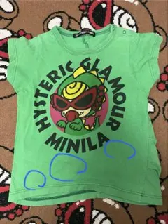 ヒスミニミニラTヒレ付きTシャツシミ汚れ90cm