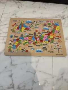 日本地図 木製パズル 日本製