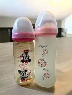 哺乳瓶 240ml 2本セット 瓶 プラ乳首Mサイズ 6点セット