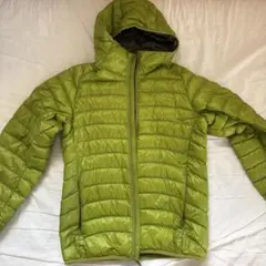 OLD UNIQLO ダウンジャケット　ライトダウンパーカ　ライムグリーン　緑