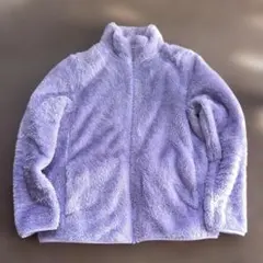 UNIQLOパープル フリースジャケット Mサイズ
