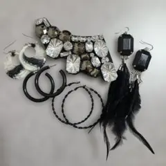 ブラックアクセサリー5点セット