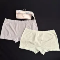 値下げ【未使用】ユニクロ エアリズム シームレスショーツ 130 2点セット