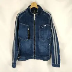 寅壱　デニムジャケット　3L　作業服　B5011のサムネイル