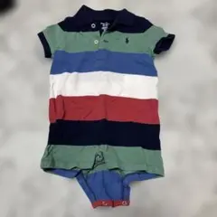 Ralph Lauren マルチカラーロンパース 6M