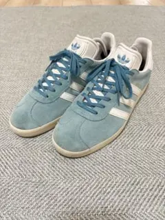 Adidas gazelle 27.5cm 水色