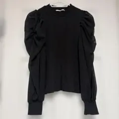 RETRO GALLERY ブラック ニット シアー