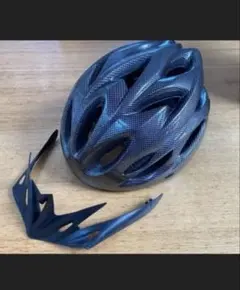 自転車　ヘルメット　カーボン調