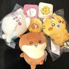 【タグ付き】ナガノキャラクターズ ぬいぐるみ マスコット 3種セット