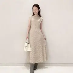 【Lily Brown】 リリーブラウン タックショルダー ワンピース