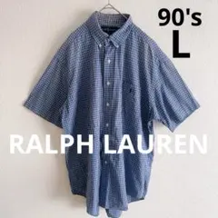 90's RALPH LAUREN BLAKE ラルフローレン　半袖シャツ