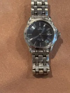 稼働品デッドストック完品AQUAMASTERクロノグラフ腕時計ダイヤ0.75ct 