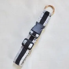 ジャケットホルダー　ハンドメイド　ヌビ　リバティ　ブラック