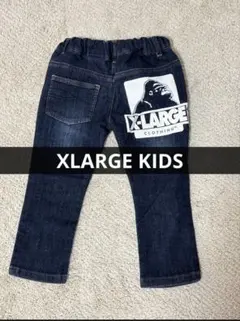 XLARGE KIDS 100 デニム パンツ ズボン バックプリント