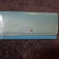 REBECCA TAYLOR 長財布 がま口 ブルーのサムネイル