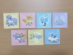 【匿名配送】ポケモン　HELLO PONYTA　ステッカー　7枚【新品未使用】