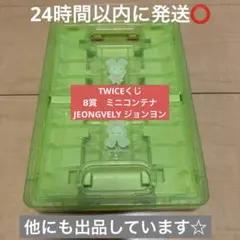 TWICEくじ B賞　ミニコンテナ JEONGVELY ジョンヨン